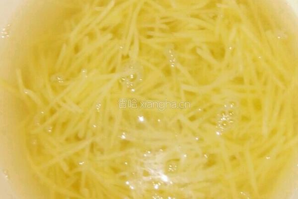 炝拌土豆丝的做法图解4