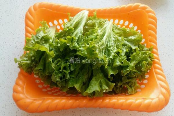 凉拌生菜的做法图解1