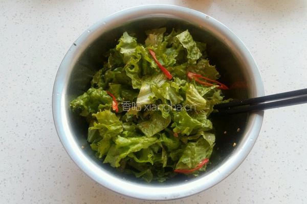 凉拌生菜的做法图解7