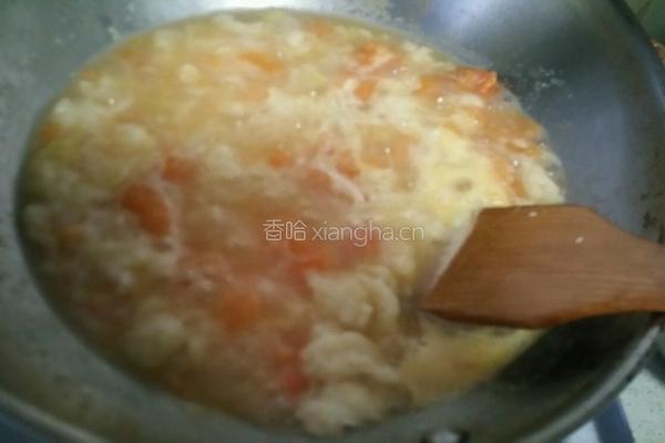西红柿疙瘩汤的做法图解6