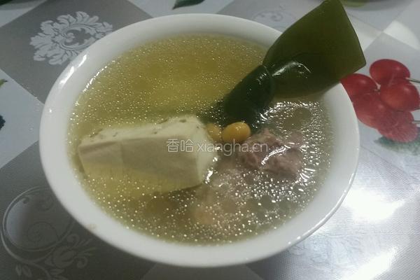 海带豆腐排骨汤的做法图解5