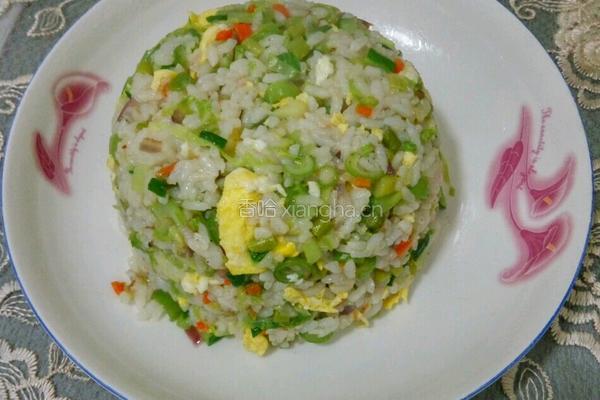 蔬菜炒饭的做法图解15