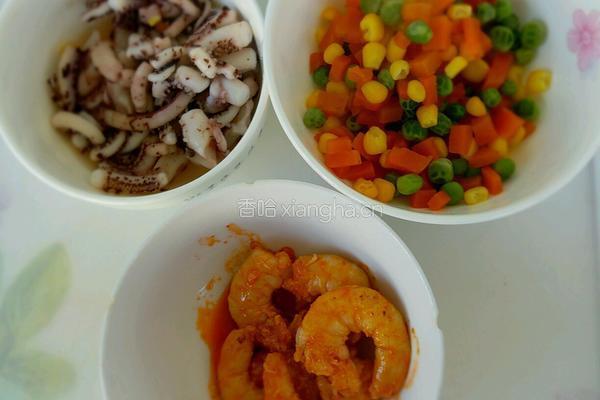 海鲜焗饭的做法图解5
