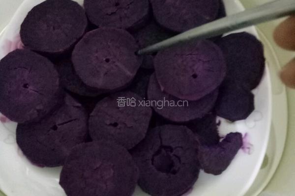 宝宝辅食紫薯糕的做法图解2
