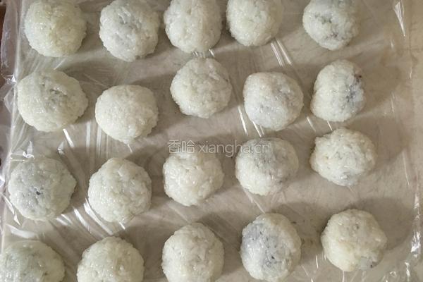 红豆糯米圆子的做法图解5