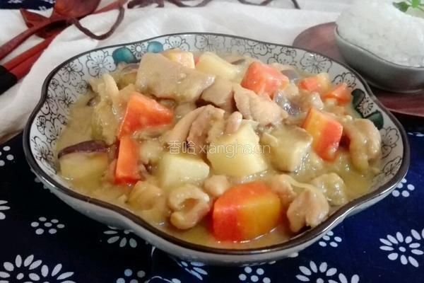 纯正（泰式）咖喱鸡米饭