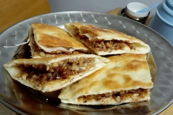 核桃红糖烙饼的做法图解6