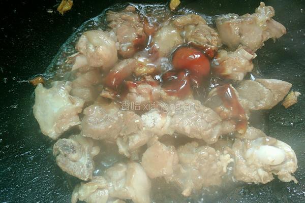 蒜苗炒鸭肉的做法图解6