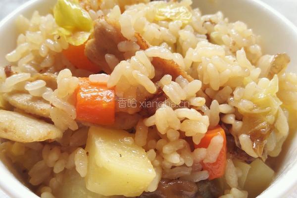 土豆咸饭的做法图解5