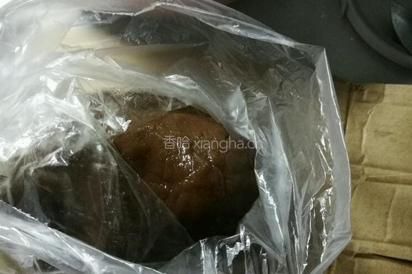 微波巧克力饼干的做法图解4