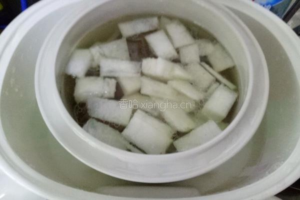宝宝辅食冬瓜排骨汤的做法图解9