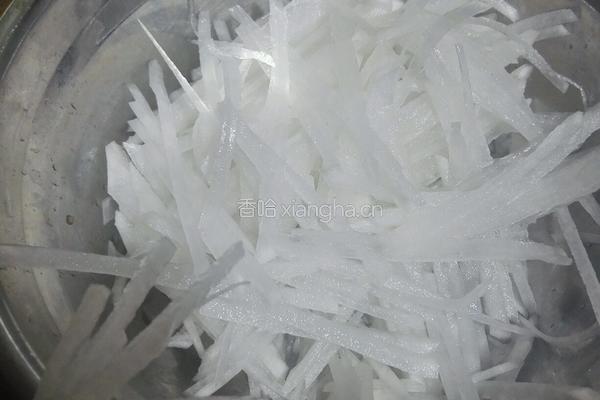 萝卜皮皮虾汤的做法图解2