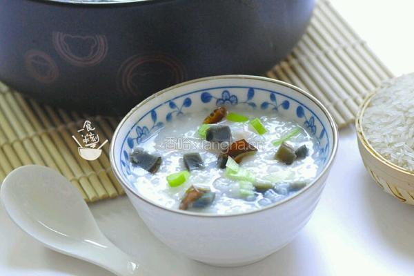 皮蛋瘦肉粥的做法图解6