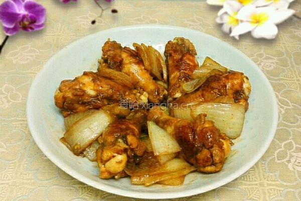 洋葱煎盐焗鸡腿的做法图解8