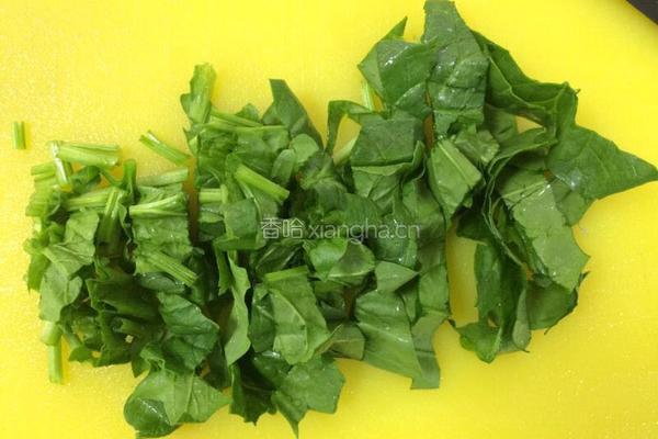 菠菜番茄煎蛋饼的做法图解2