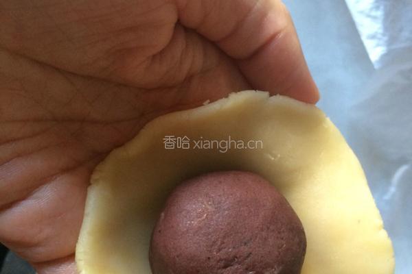 蛋黄酥(半猪油，半黄油版)的做法图解17