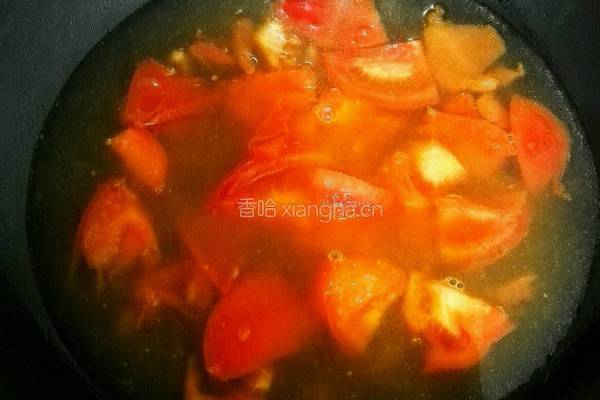 西红柿蛋汤的做法图解4