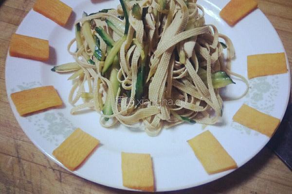 椒麻黄瓜豆片