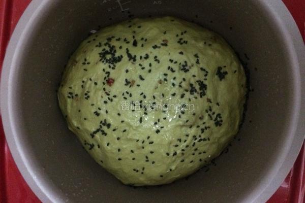 电饭锅抹茶面包的做法图解7