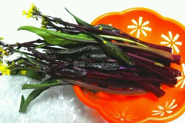 腊肉炒菜苔的做法图解1