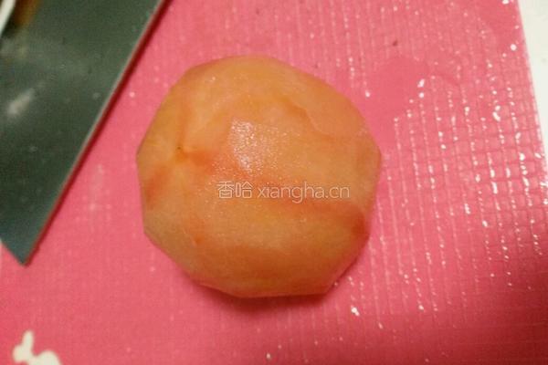 番茄蛋汤的做法图解1