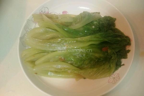 蚝油生菜的做法图解6
