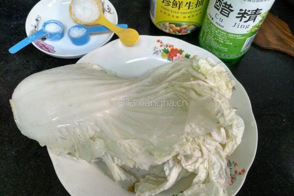 凉拌白菜丝的做法图解1