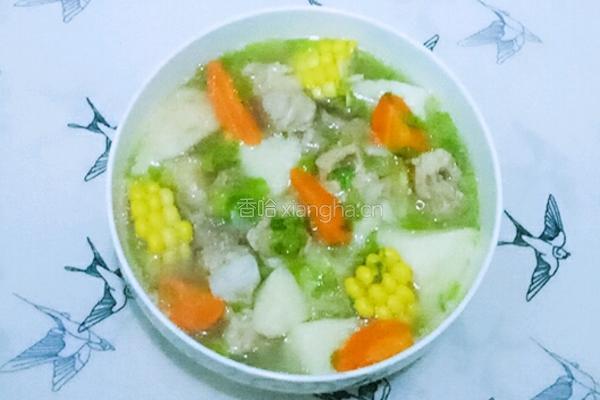 排骨淮山汤的做法图解5