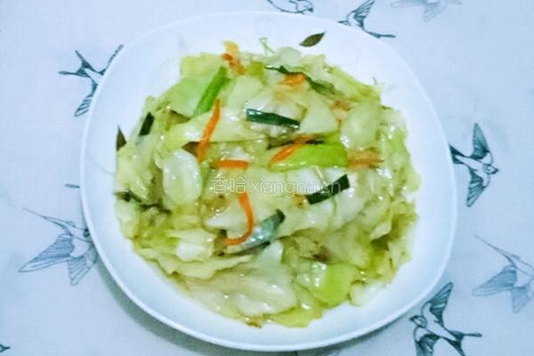 醋溜手撕包菜的做法图解5
