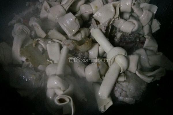 千张炖肉的做法图解4