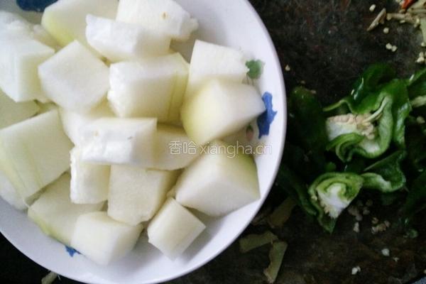红烧冬瓜（蒸）的做法图解1