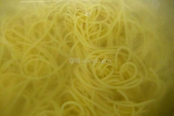 肉末酱香打卤面的做法图解5