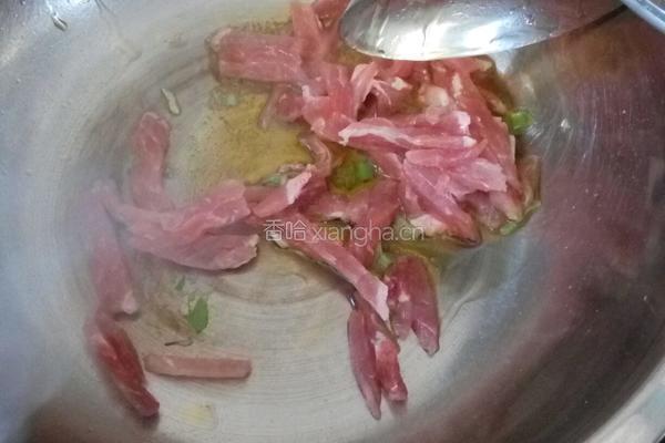 莲藕炒肉的做法图解5