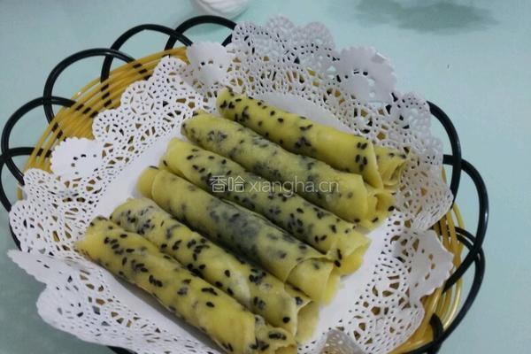 芝麻鸡蛋卷的做法图解17