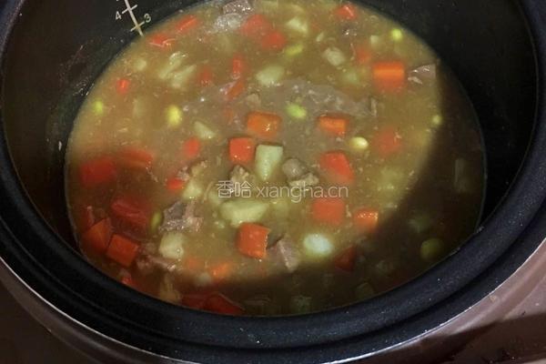 牛肉咖喱浓汤的做法图解6