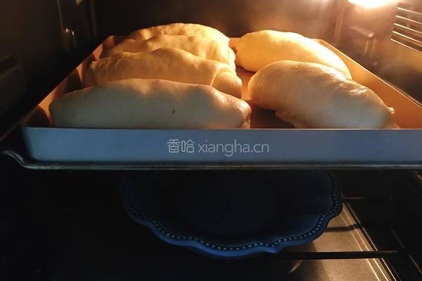 葱香肉松火腿芝士面包的做法图解12