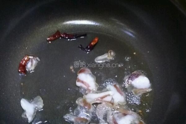 青花炒腊肉的做法图解8