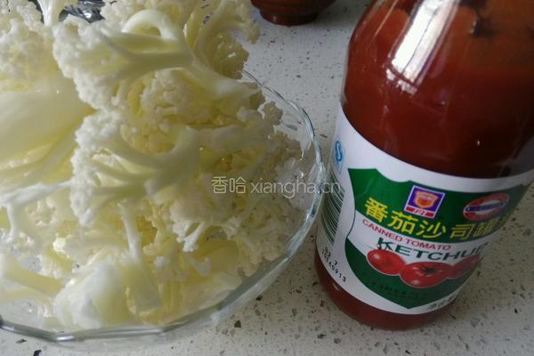 番茄菜花的做法图解1
