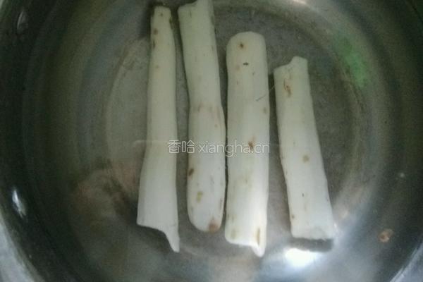 素炒山药的做法图解3
