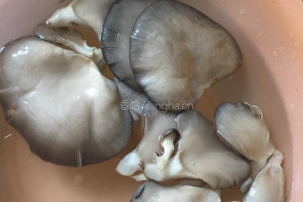 黄心菜炒蘑菇的做法图解1