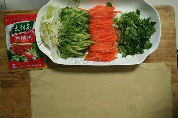 干豆腐卷的做法图解2