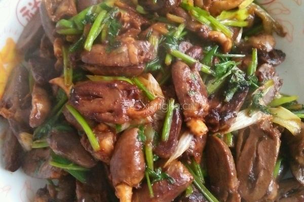 酱爆鸡心