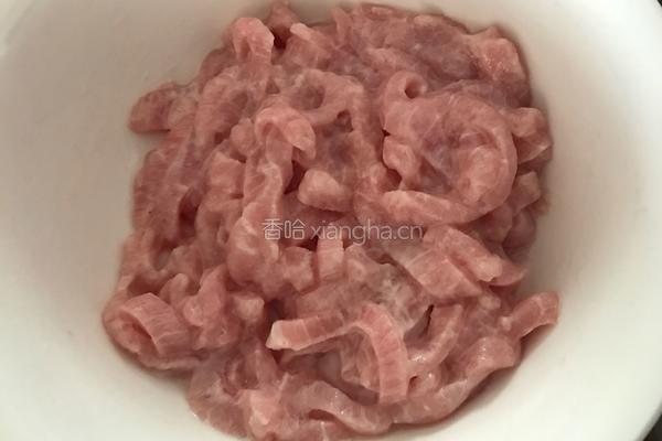 蒜黄炒肉丝的做法图解4