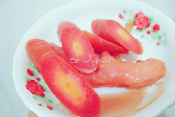 腊肉炒青菜杆的做法图解5
