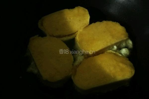 鸡蛋煎馒头的做法图解4