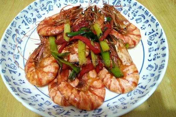 滋味爆香虾的做法图解4