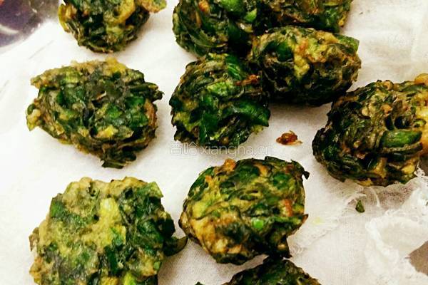 茼蒿丸子的做法图解11