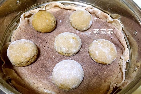 红糖开花馒头的做法图解8