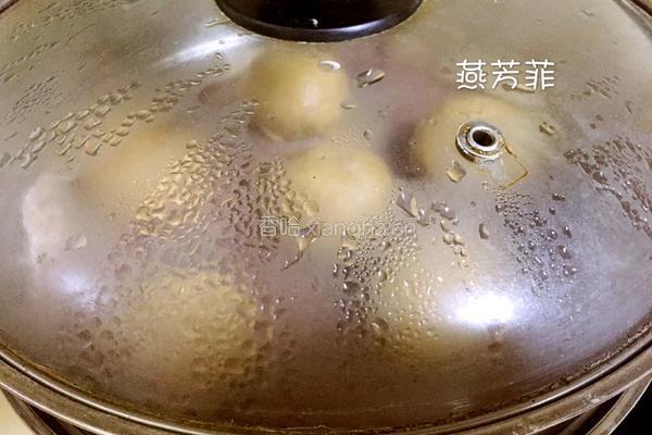红糖开花馒头的做法图解9