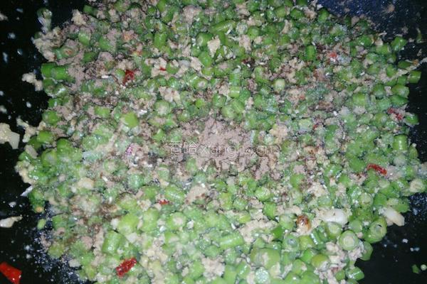 豆角鸡蛋的做法图解7